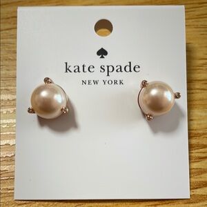 Kate Spade Rise and Shine Pearl Stud Earrings